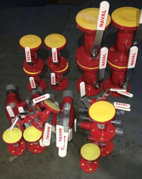 Краны шаровые для пара Naval (Навал)      ,       конденсат,       горячее масло:       250 градусов